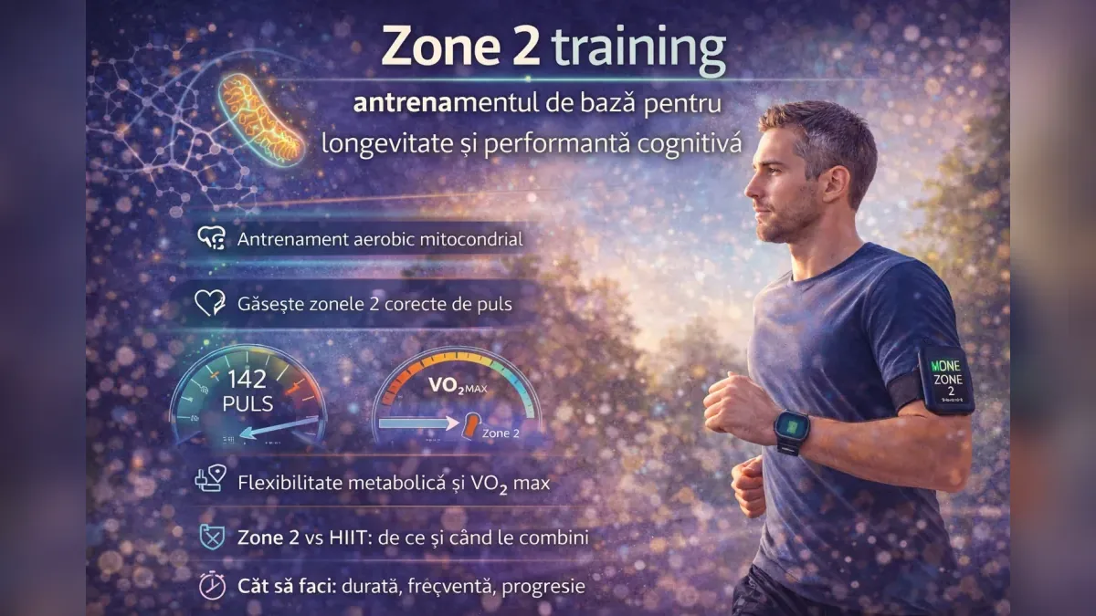 Zone 2 training pentru longevitate | Biohacking Performance